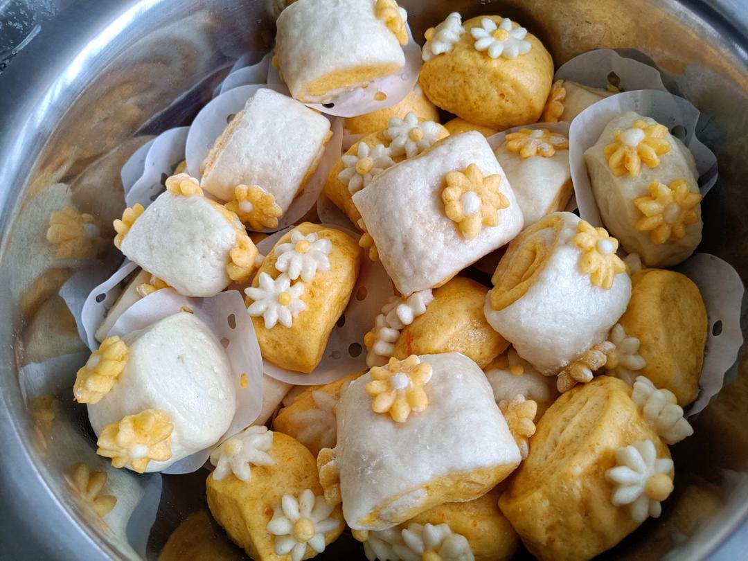 小雏菊馒头（花样刀切）