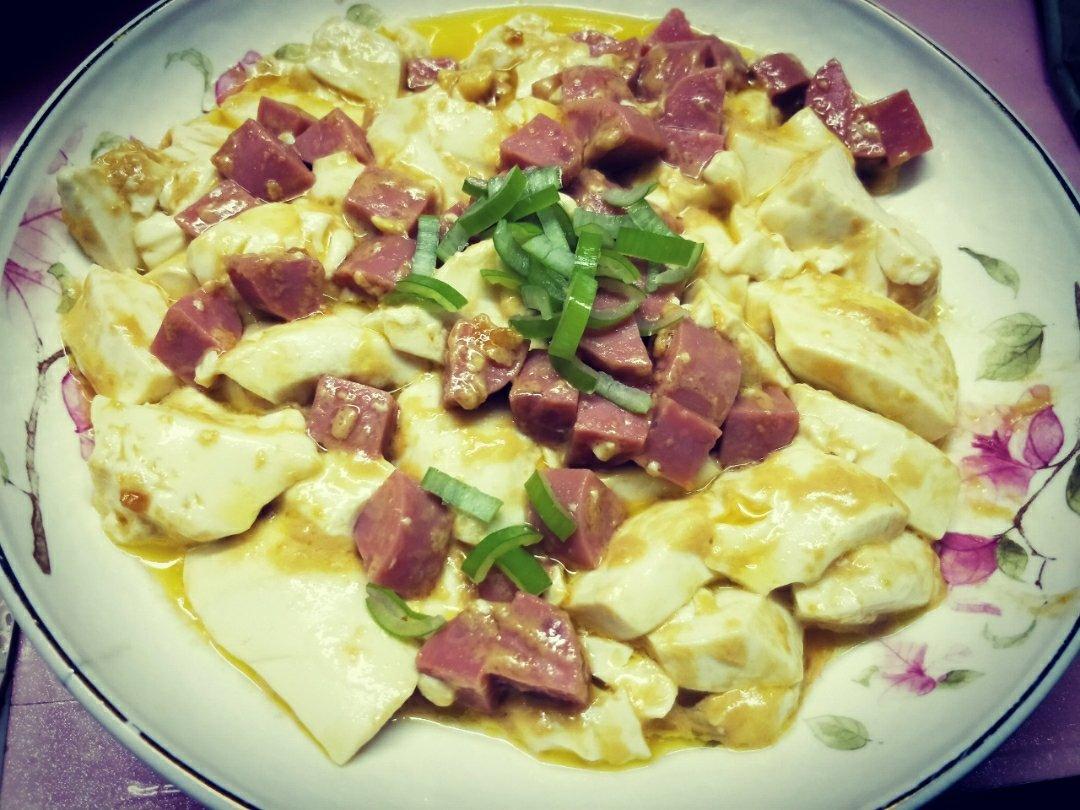 老丁的私房菜-蟹黄豆腐