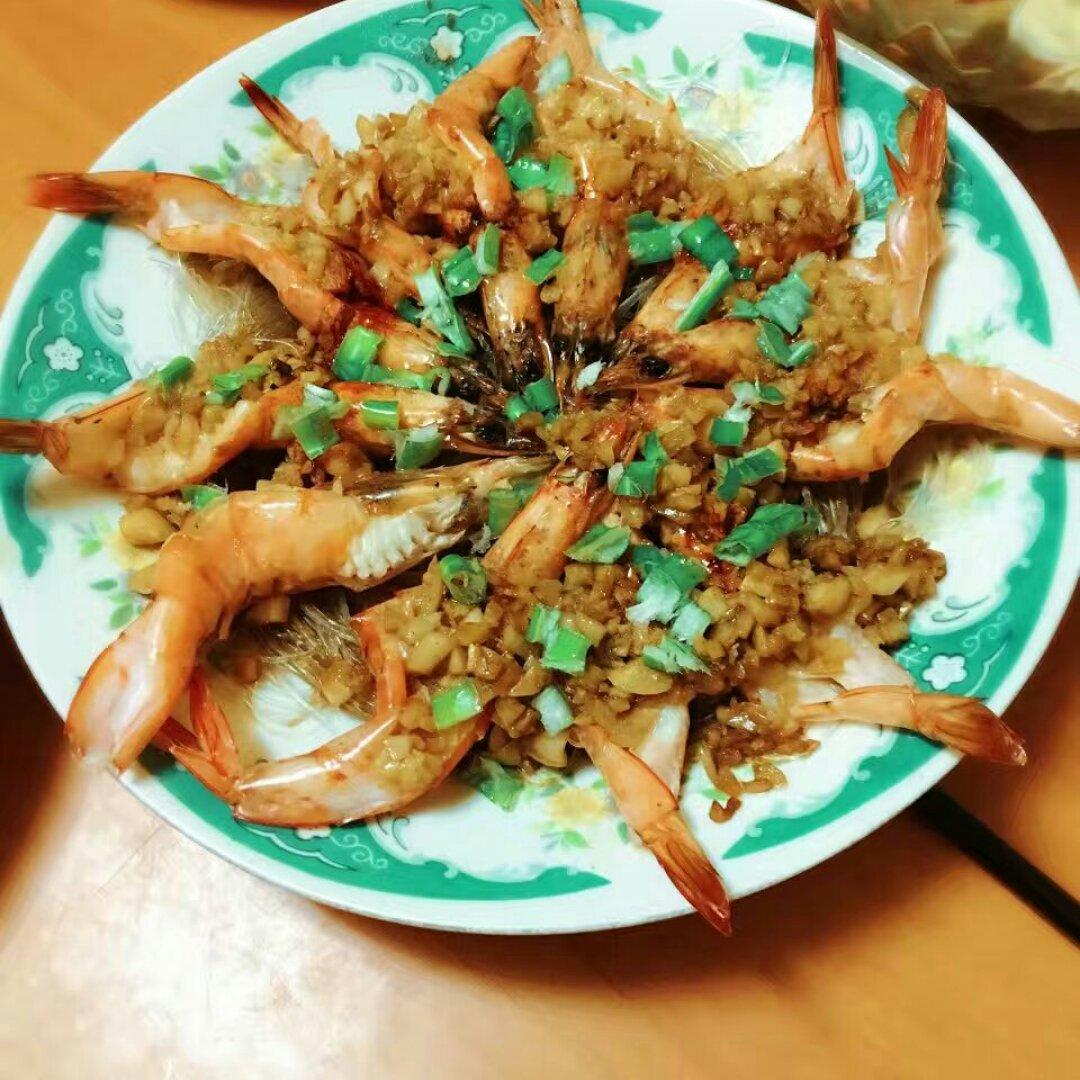 蒜蓉粉丝蒸虾
