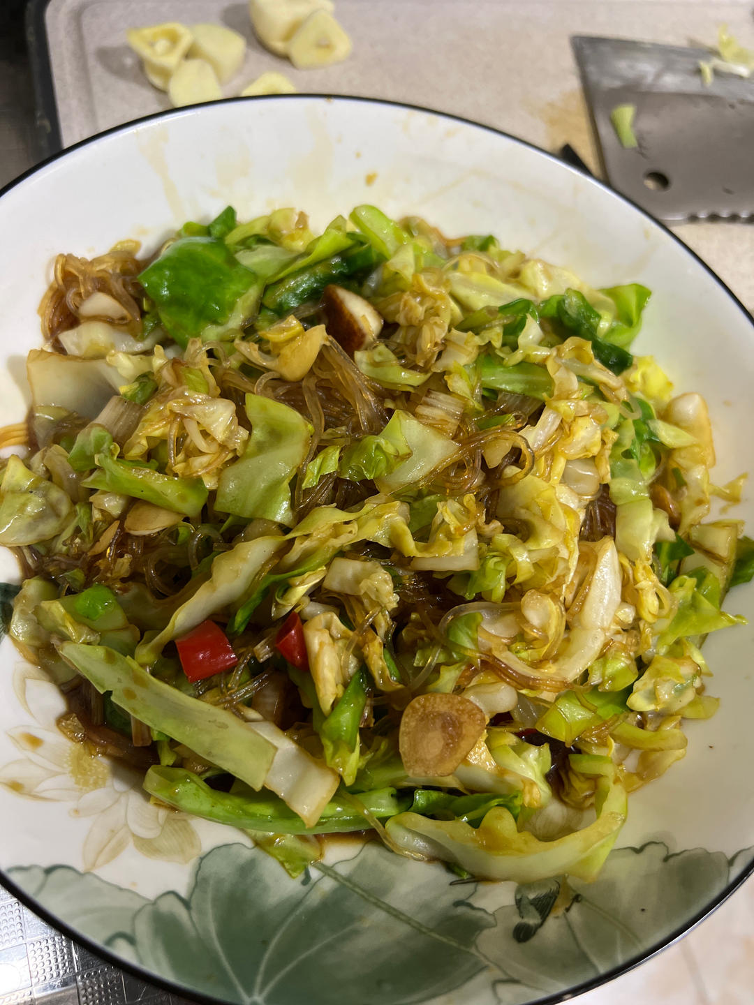 包菜粉丝（粉丝炒包菜）