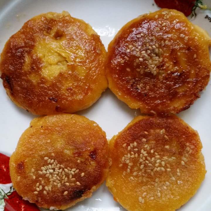 西安小吃~火晶柿子饼
