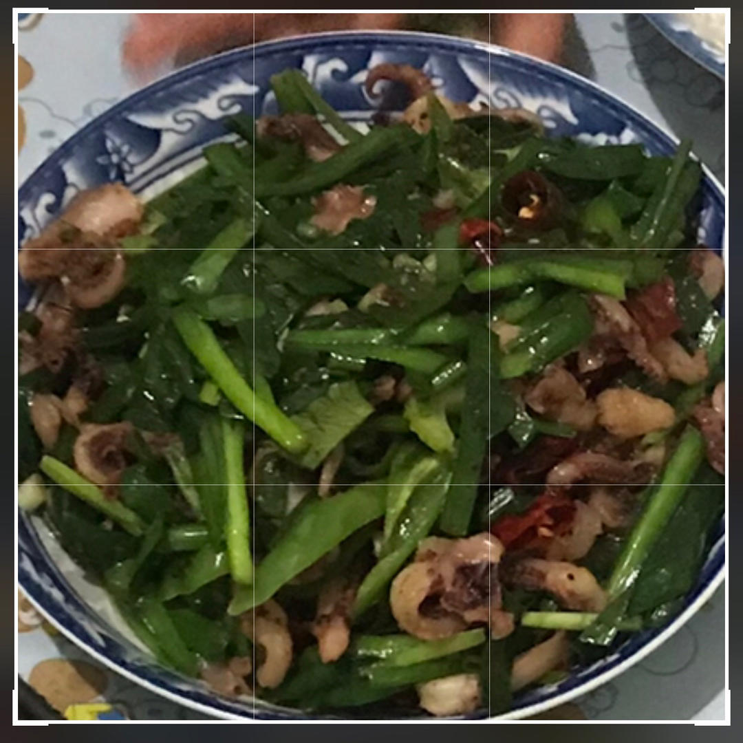 韭菜鱿鱼须