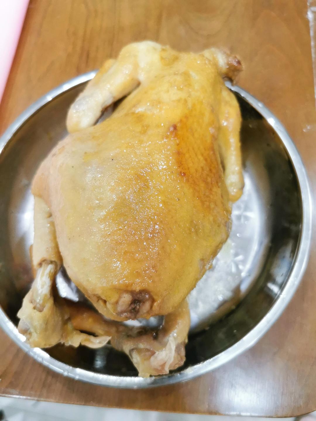 电饭煲盐焗鸡【手撕鸡】简易版