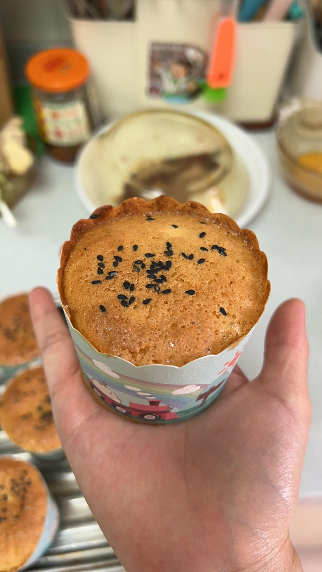 蜂蜜脆皮小蛋糕～无水、无油、无糖、好吃又健康！