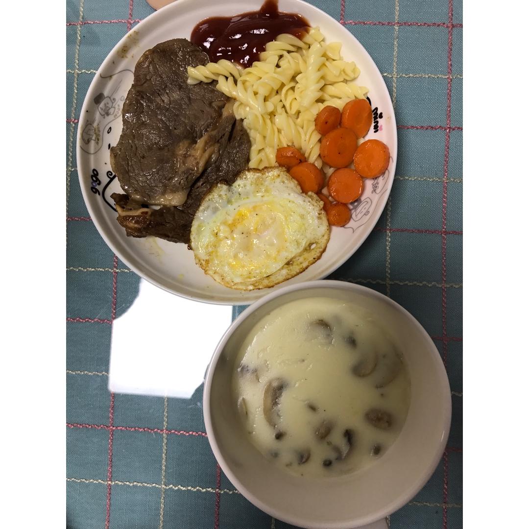 奶油蘑菇汤（完美比例版）