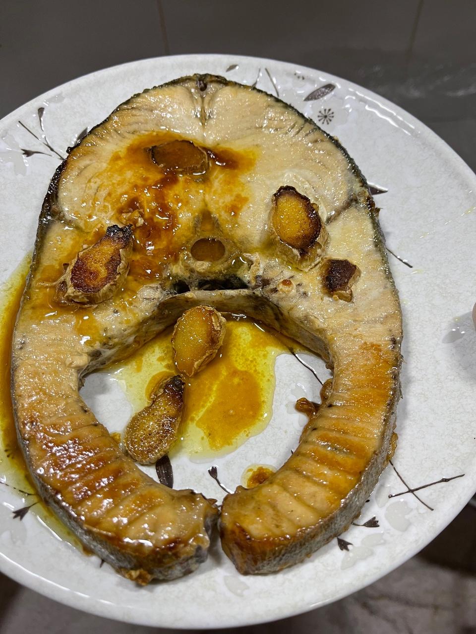 香煎马鲛鱼的做法