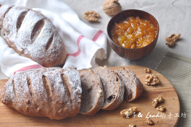 全麦核桃包～软欧包