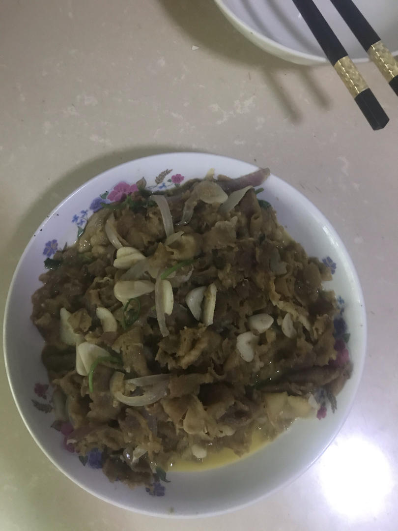 洋葱爆肥牛