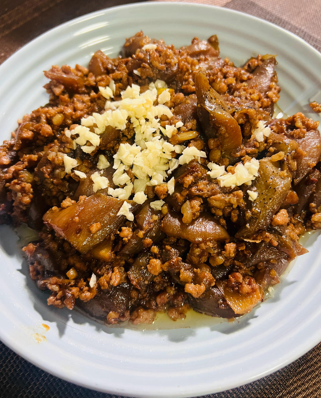 超级下饭酱香味肉末茄子