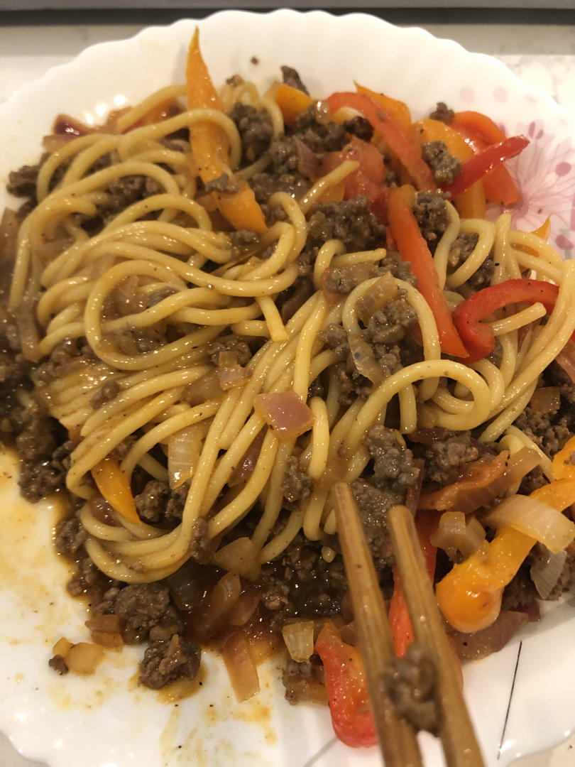 比餐厅好吃的黑椒牛柳意面🍝零失败简单教程