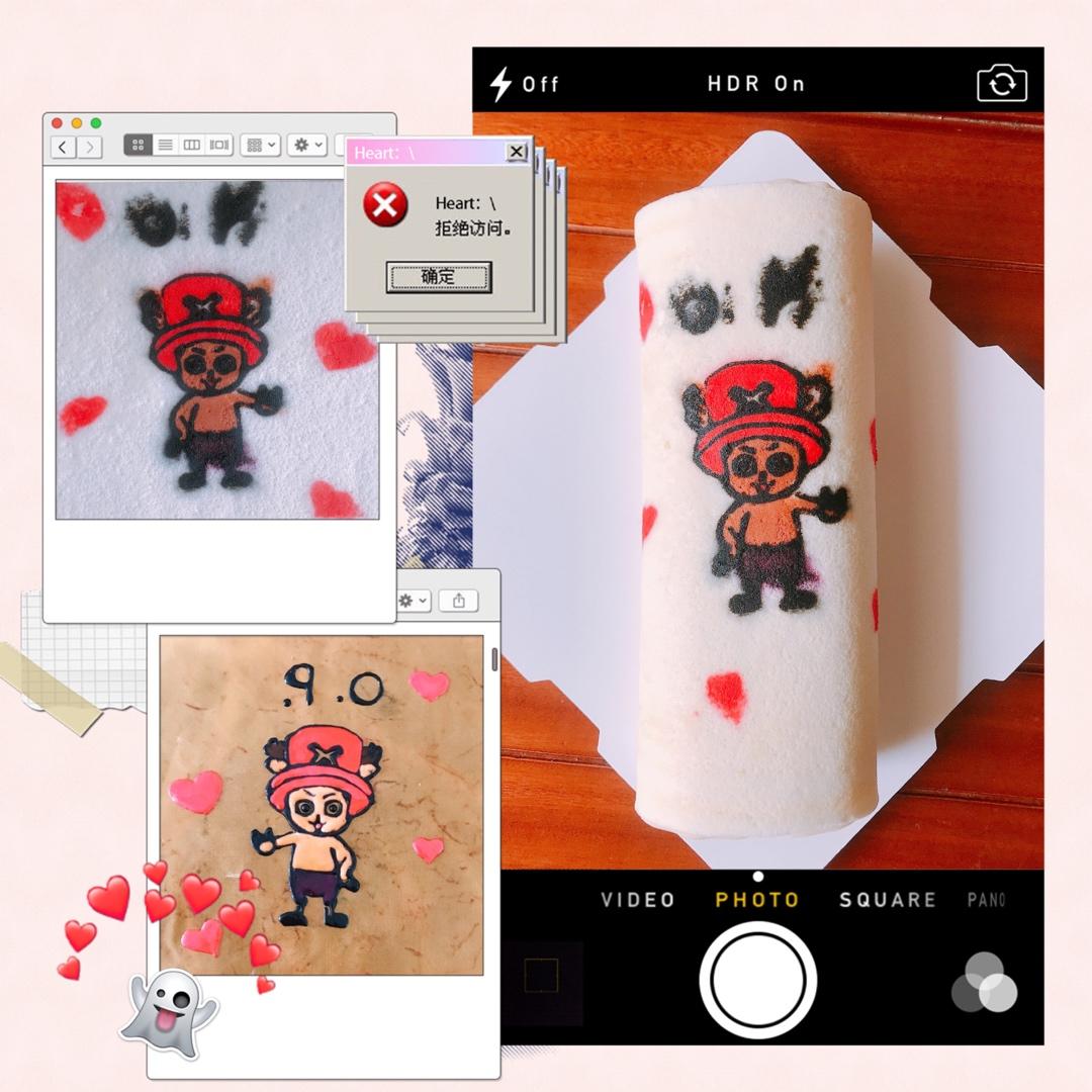 内外兼修的治愈系草莓天使蛋糕卷