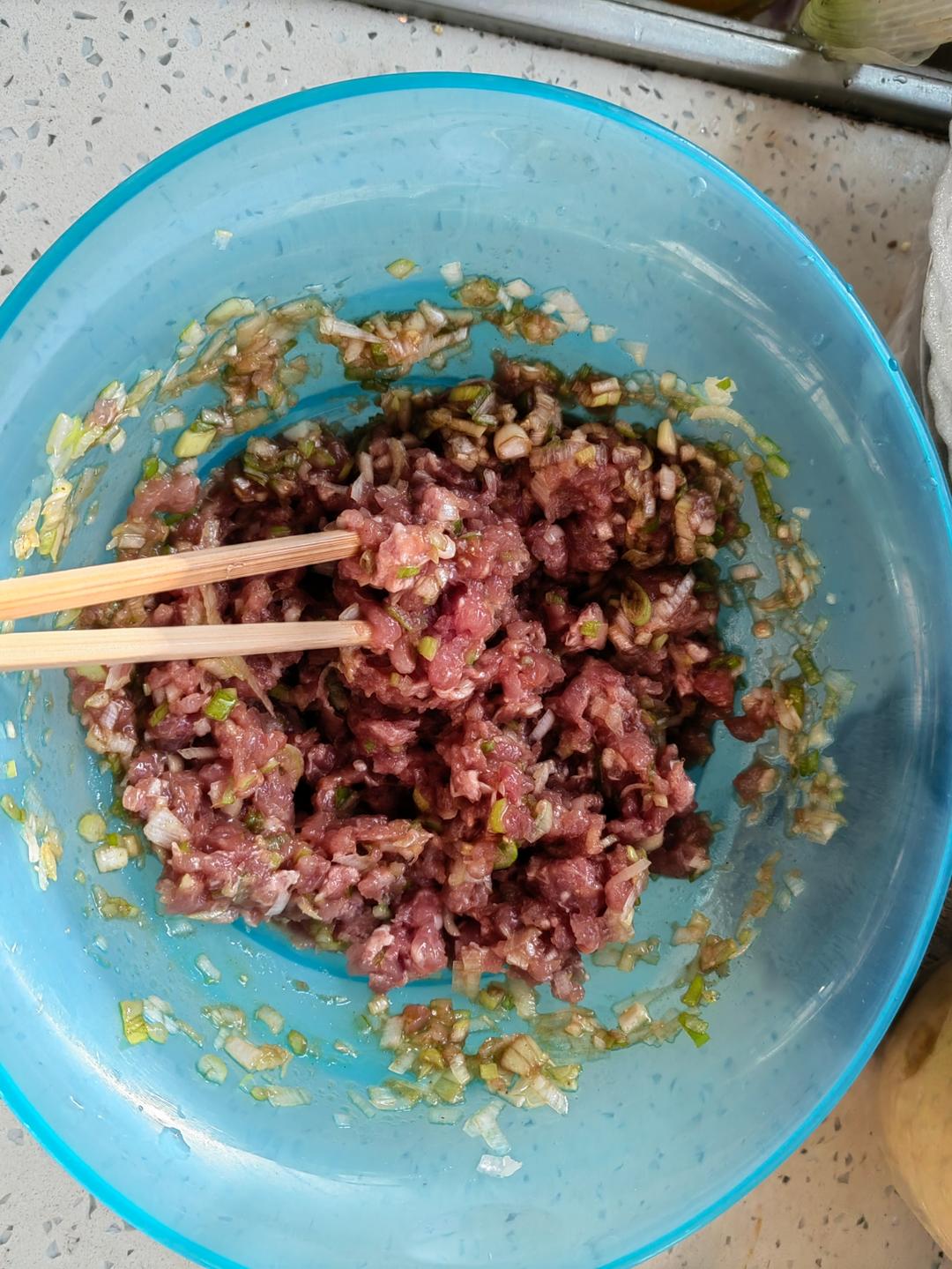 猪肉大葱饺子馅超级简单