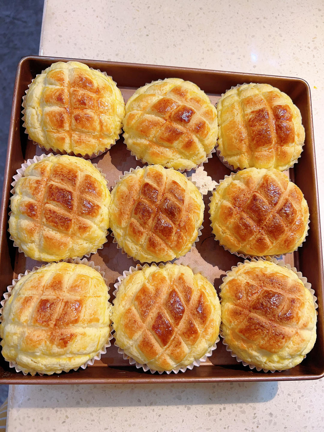 港式酥皮菠萝包