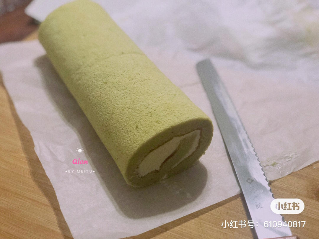 一卷就成功的抹茶蛋糕卷
