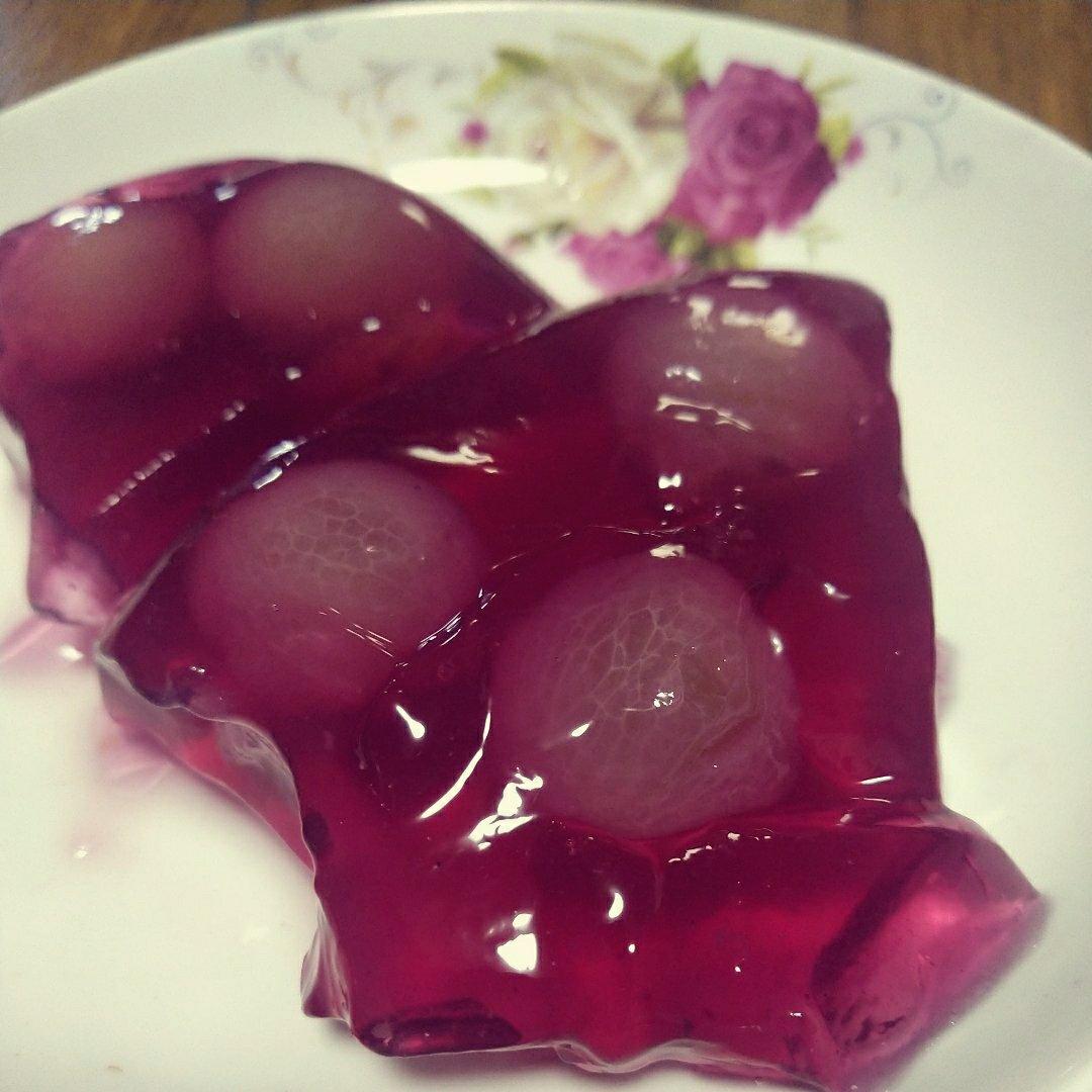 葡萄果冻凉粉