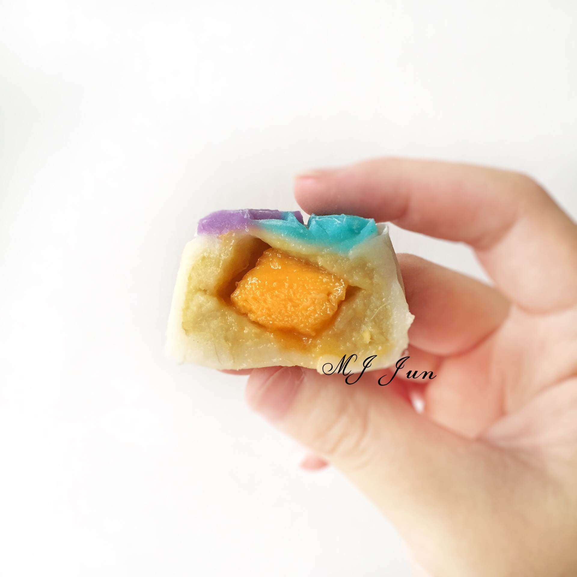 榴莲冰皮月饼的榴莲馅