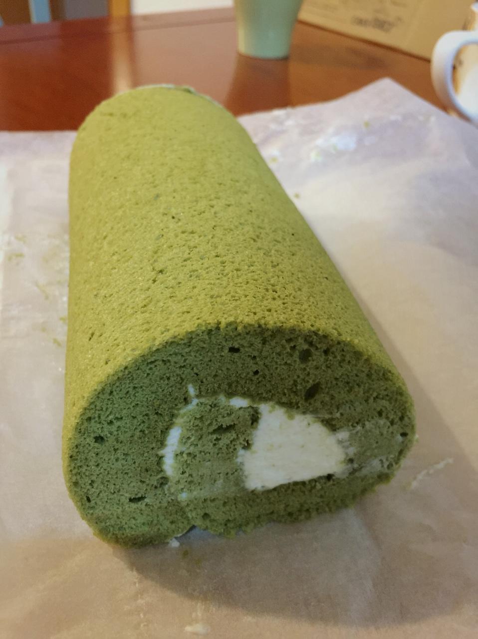 抹茶蜜豆蛋糕卷