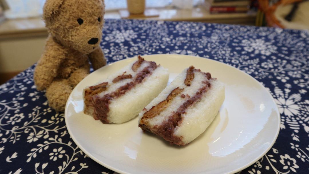 红枣豆沙切糕