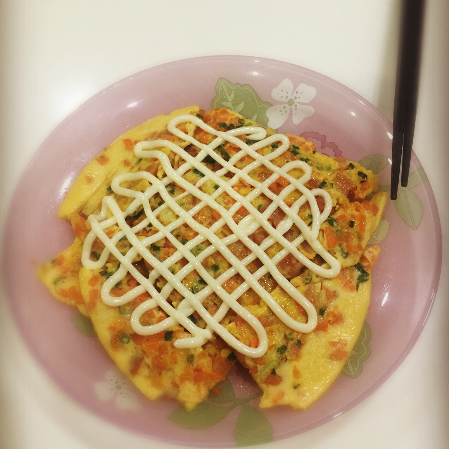 香煎土豆丝鸡蛋饼