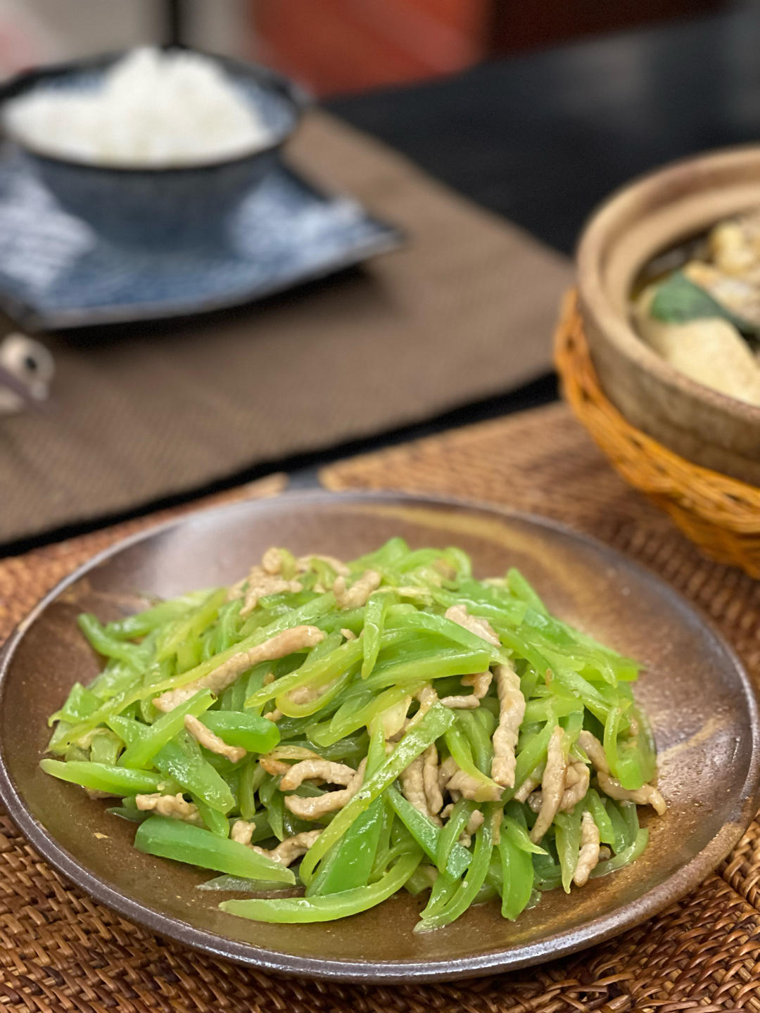 莴笋肉丝