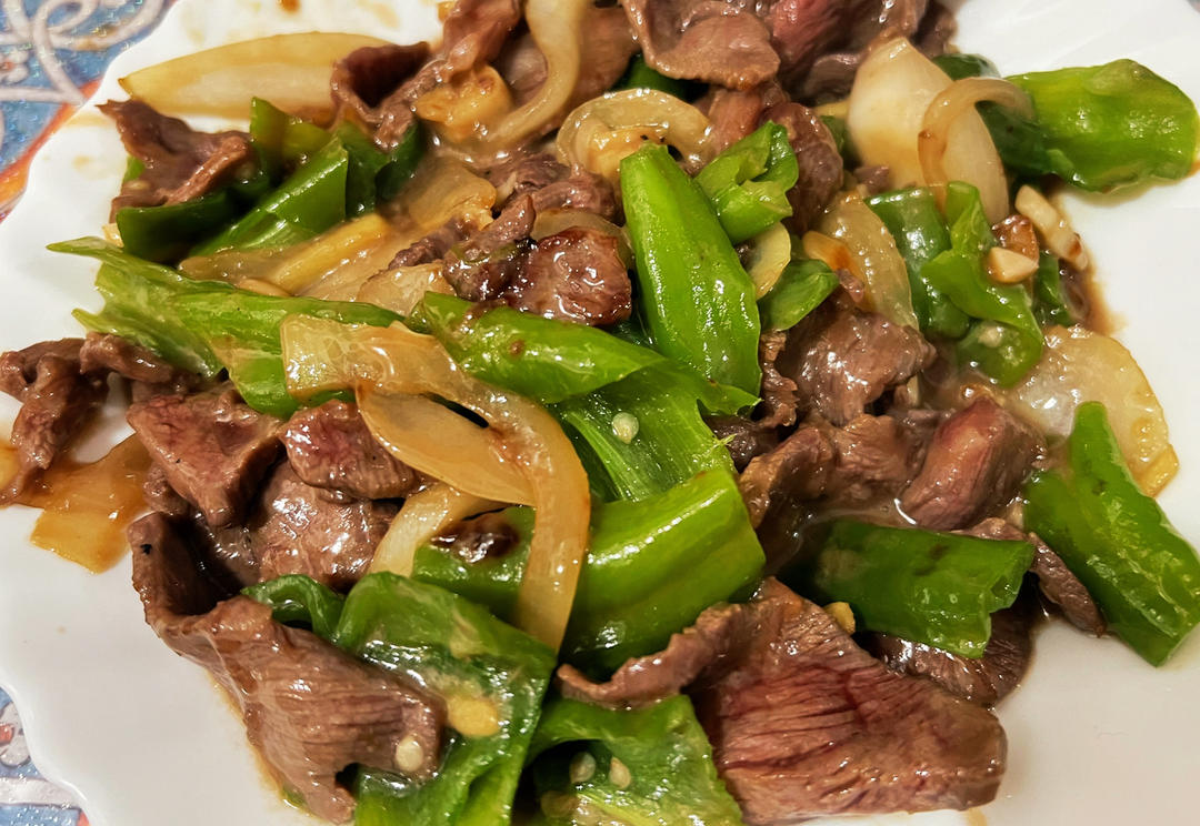 青椒炒牛肉