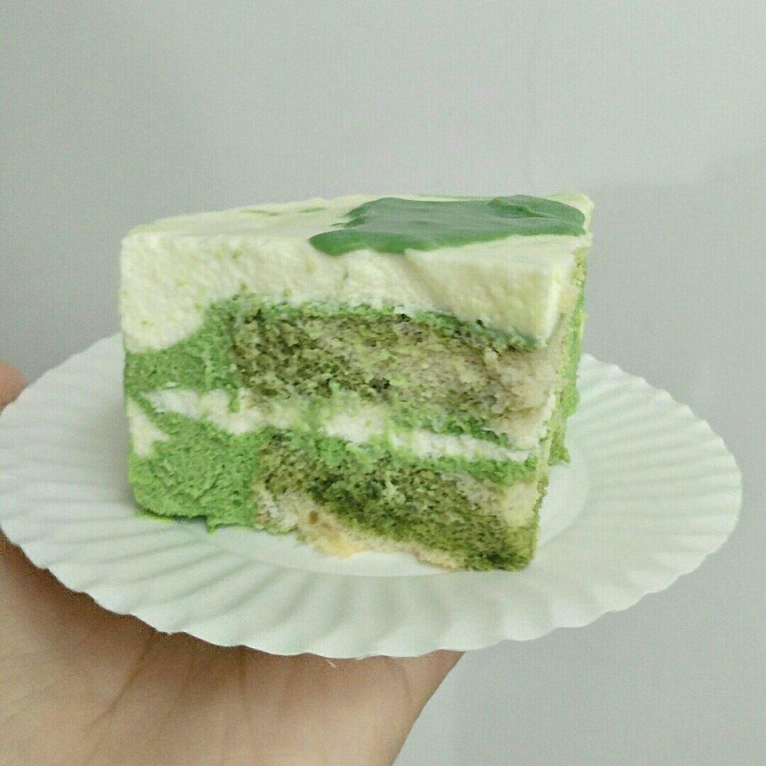 抹茶双享慕斯