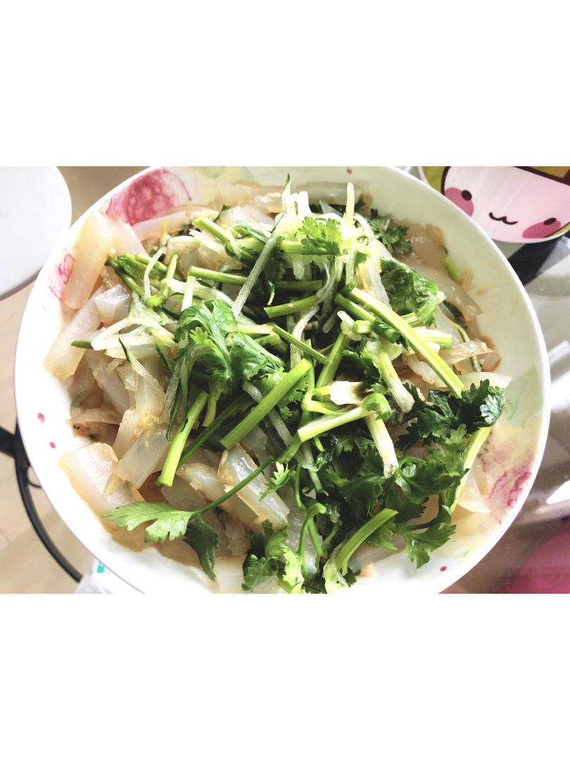 天热就做凉粉吃