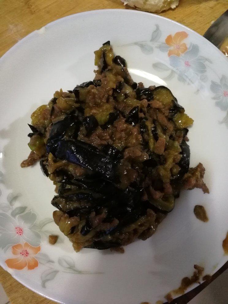 红烧肉沫茄子