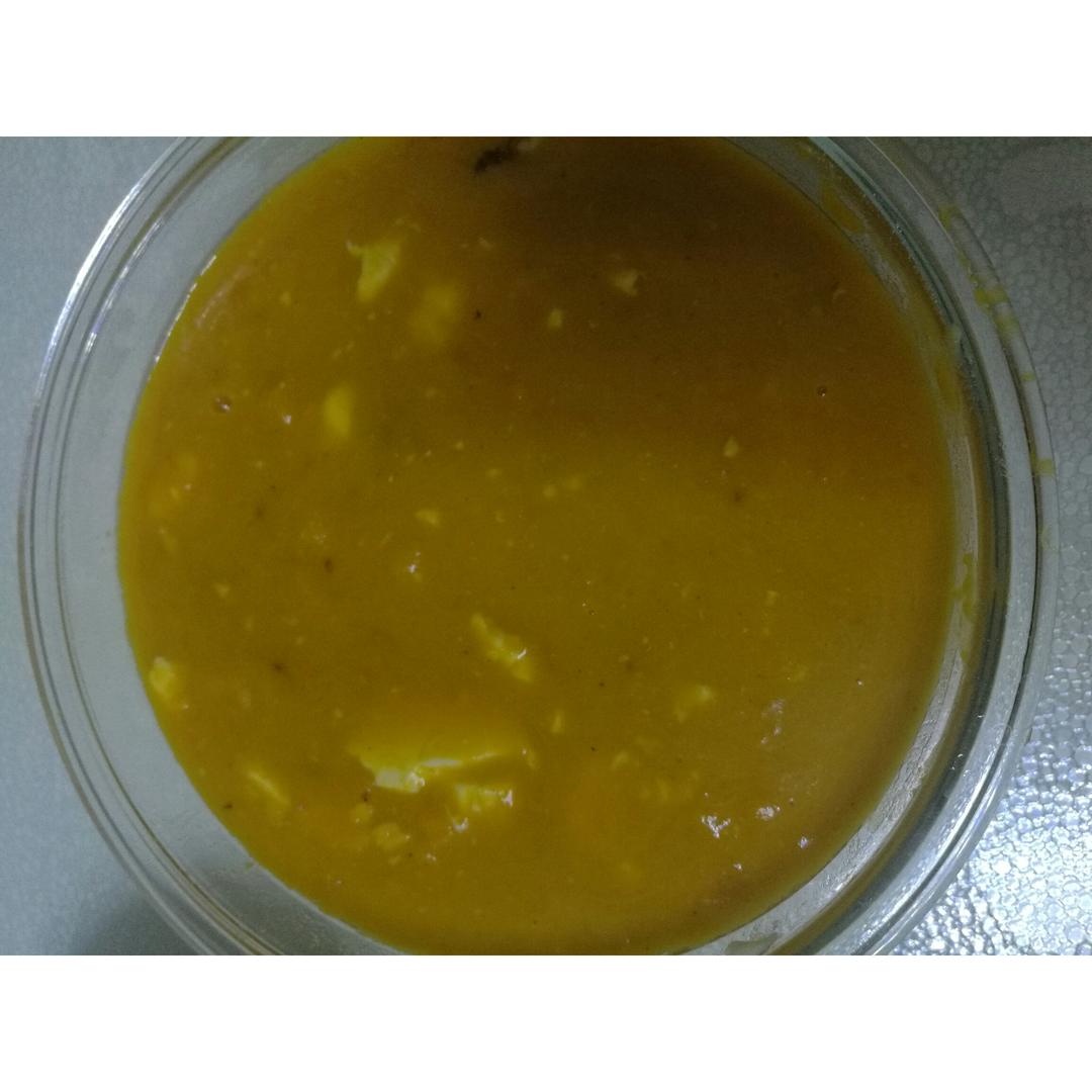 南瓜蛋黄豆腐羹