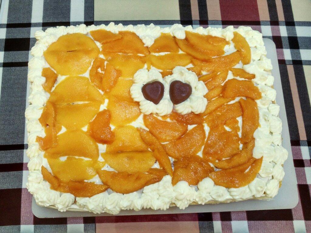 方形水果夹层蛋糕