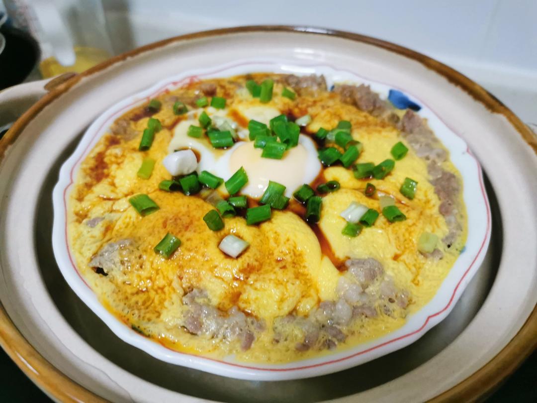 日本豆腐肉沫蒸蛋