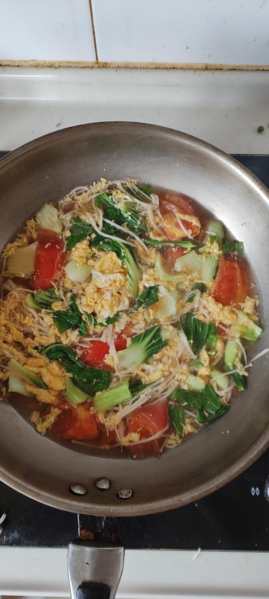 菠菜鲜蔬汤