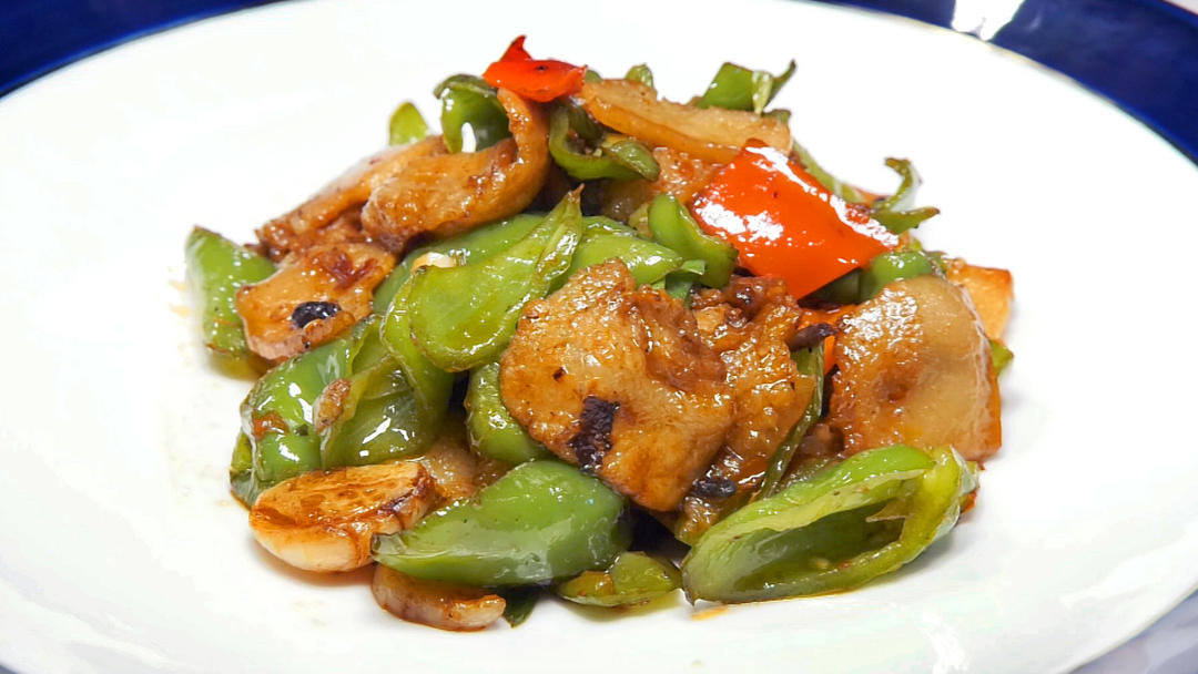 【农家辣椒小炒肉】绝不失手的家常小炒！5分钟搞定下饭神菜