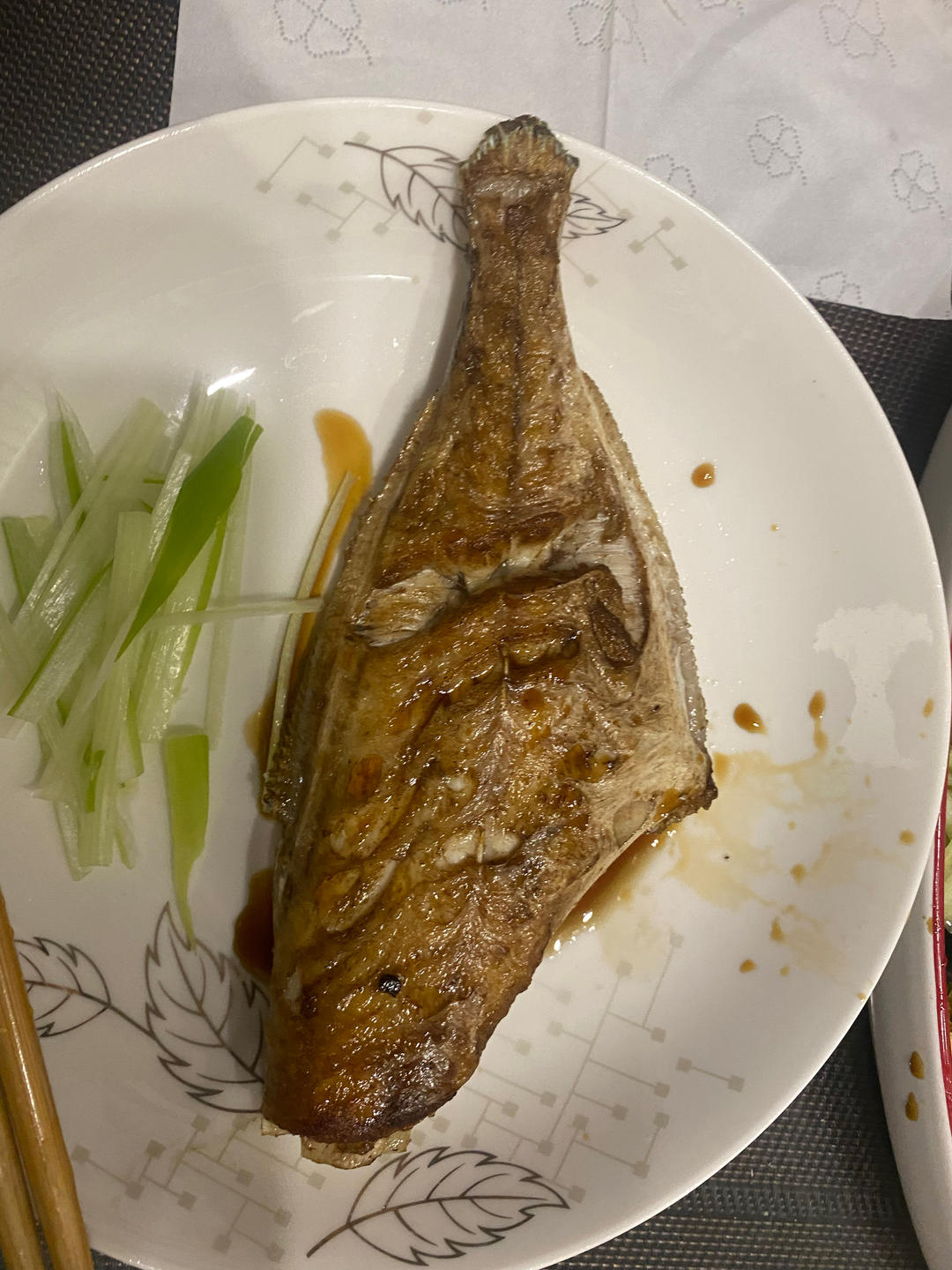 香煎马面魨鱼