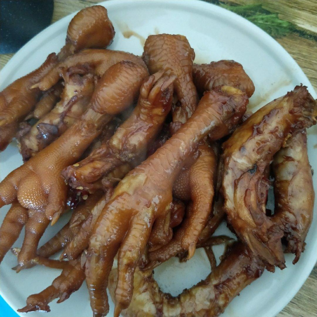 香辣烧鸡爪
