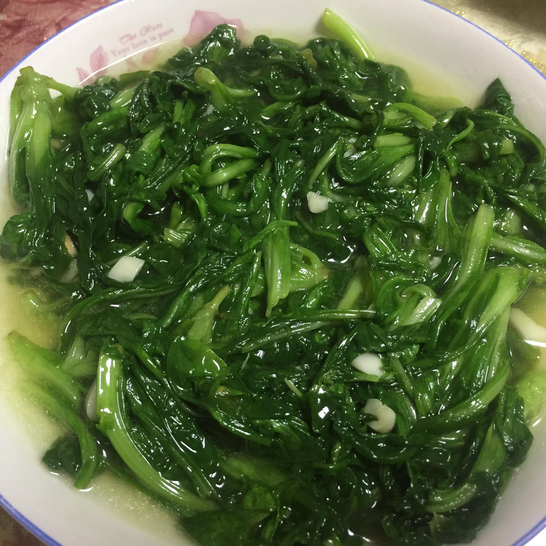 几度好感10j6做的清炒蓬好菜