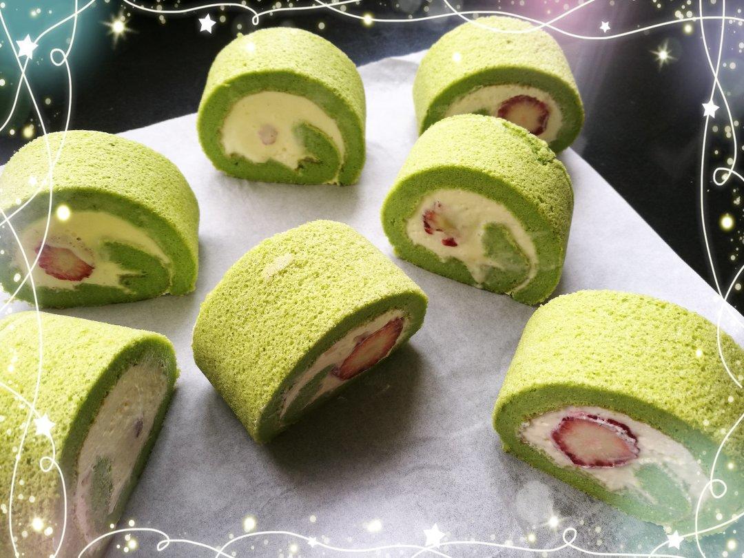 菠菜蛋糕卷（艾叶蛋糕卷)