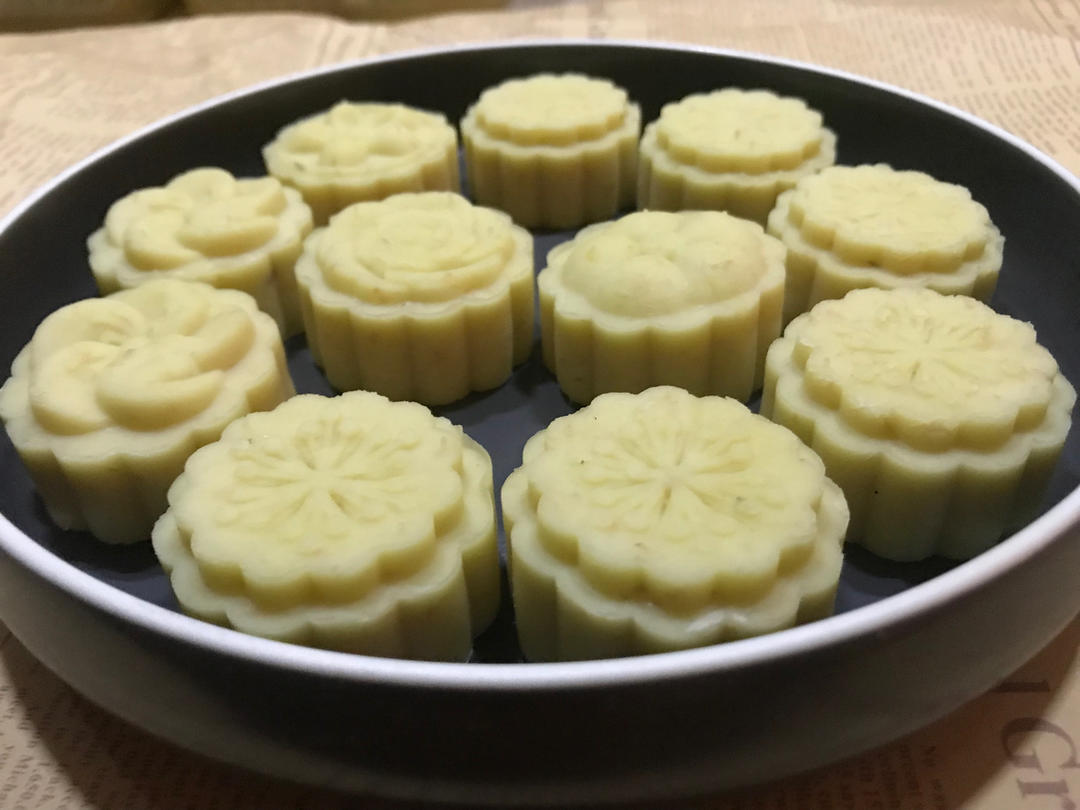 牛奶绿豆糕（复刻好利来）