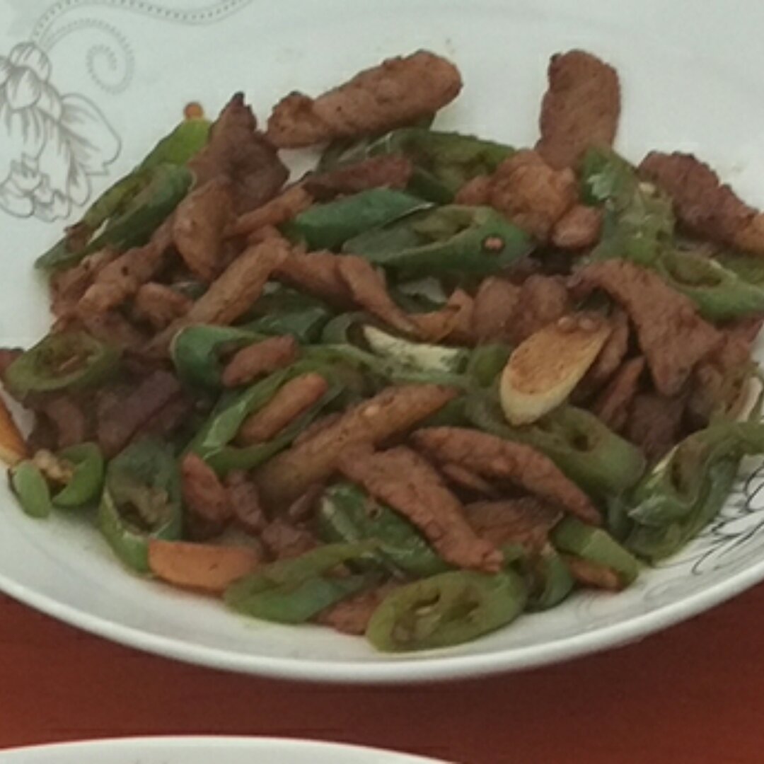 青尖椒炒肉