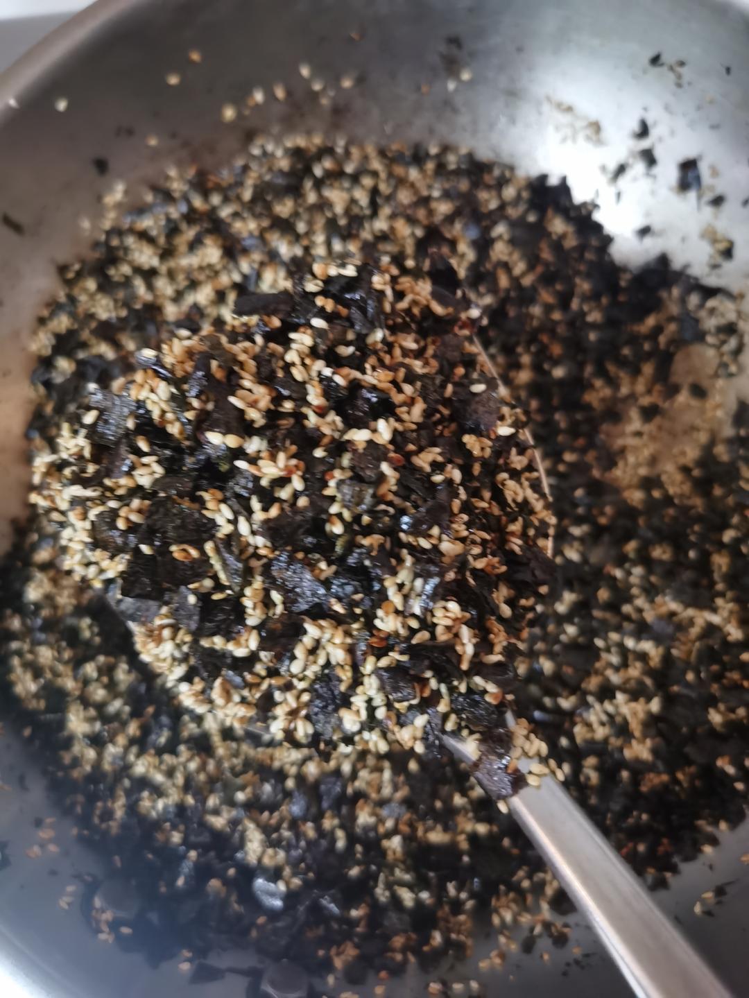 用紫菜做海苔【芝麻海苔碎】超级简单