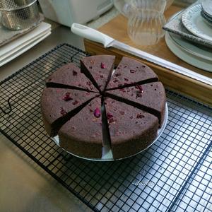 黑糖蔓越莓黑米糕的做法 步骤21