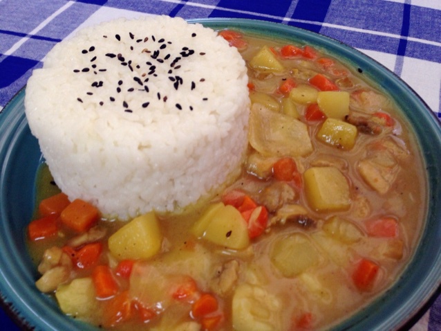 美味咖喱鸡饭