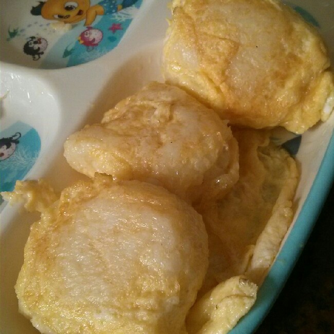 蛋煎饭团