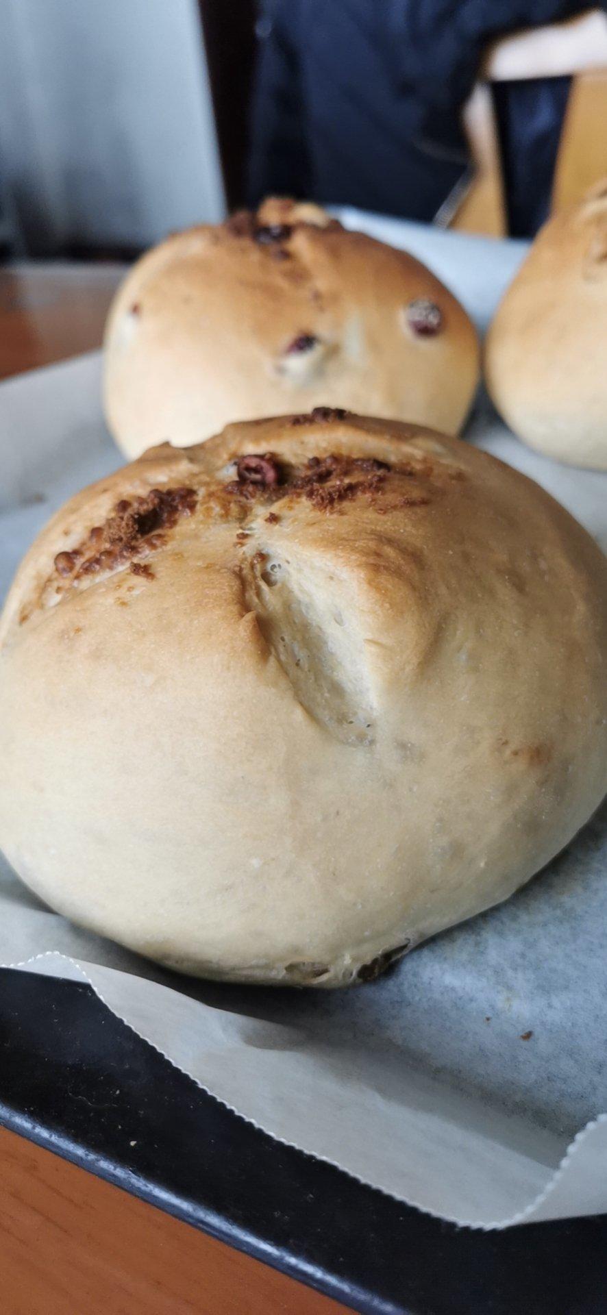 家庭版烤箱制作红酒蔓越莓核桃软欧包