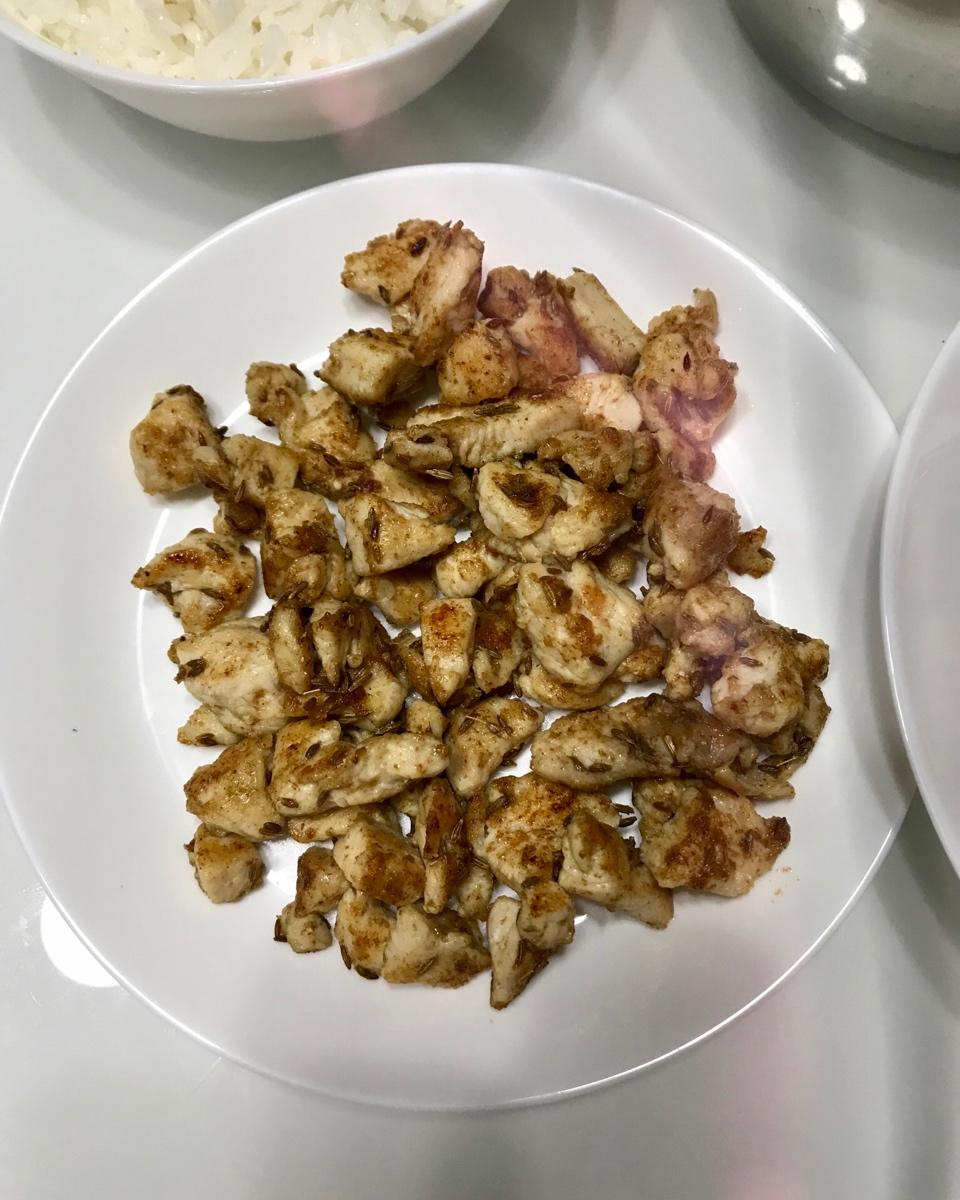 孜然鸡胸肉，低脂低卡好吃无压力。