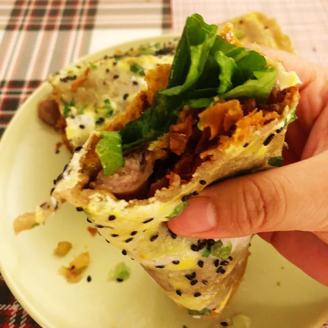 家庭版最好吃的杂粮煎饼！