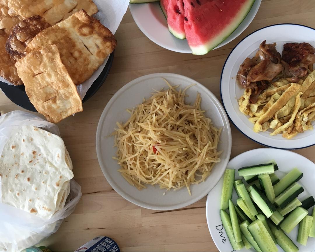 Kfc 大饼卷万物的做法