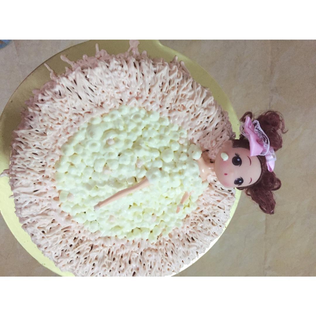 奶油芭比蛋糕