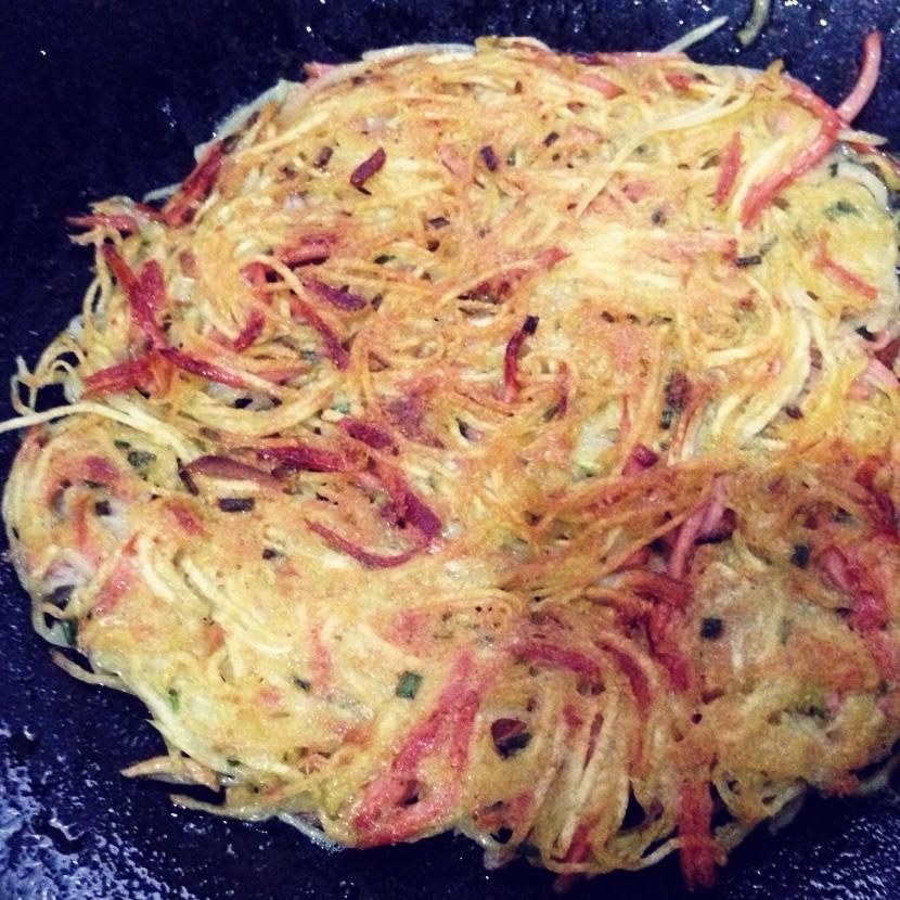 随心所欲土豆丝饼