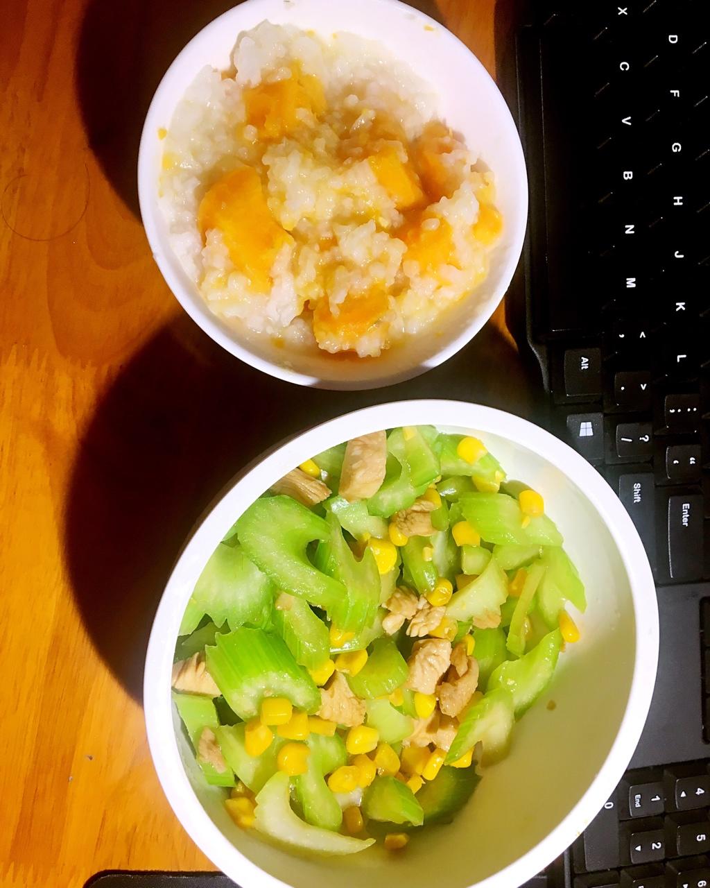 西芹虾仁玉米
